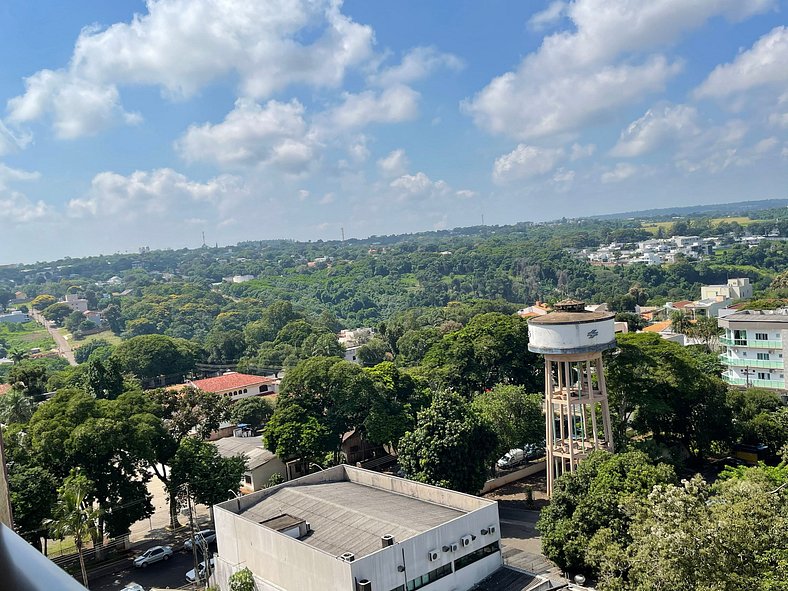 Novo Apt Studio no centro de FOZ com garagem