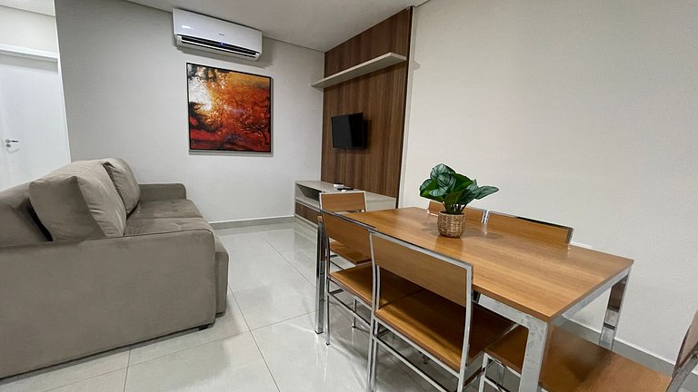 Novo e amplo apartamento a poucos passos do Shopping JL - Ce